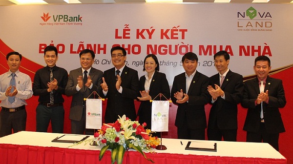 Tập đoàn Novaland và Ngân hàng VPBank đã tổ chức lễ ký kết bảo lãnh