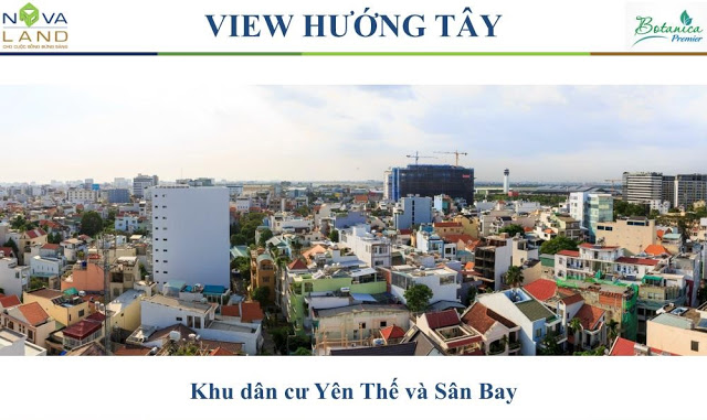 View hướng tây botanica premier